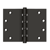 Deltana DSB4560BB SERIES 4-1/2" X 6" SQUARE CORNER HINGE, BALL BEARING SOLID BRASS