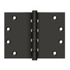 Deltana Hardware Deltana DSB4560BB SERIES 4-1/2" X 6" SQUARE CORNER HINGE, BALL BEARING SOLID BRASS 