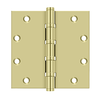 Deltana DSB55B-DSB55NB SERIES 5" X 6" SQUARE CORNER HINGE, BALL BEARING SOLID BRASS