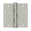 Deltana DSB55B-DSB55NB SERIES 5" X 6" SQUARE CORNER HINGE, BALL BEARING SOLID BRASS