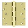 Deltana Hardware Deltana DSB66BB SERIES 6" X 6" SQUARE HINGES, BALL BEARINGS, SOLID BRASS 