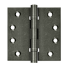 DELTANA DSB4NB 4" X 4" SQUARE HINGES NRP, BALL BEARINGS DISTRESSED FINISHES SOLID BRASS