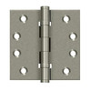 Deltana Hardware DELTANA DSB4NB 4" X 4" SQUARE HINGES NRP, BALL BEARINGS (PAIR) DISTRESSED FINISHES SOLID BRASS 