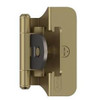  Amerock BPR8701 SELF-CLOSING, DOUBLE DEMOUNTABLE 1/4 In (6 mm) Overlay Hinge 