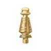 Deltana DSPUT ORNATE TIP Finials Solid Brass