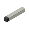 Deltana Hardware Deltana BDSS40 4" MODERN SQUARE BASEBOARD BUMPER, SOLID BRASS 