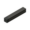 Deltana Hardware Deltana BDSS40 4" MODERN SQUARE BASEBOARD BUMPER, SOLID BRASS 