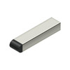 Deltana Hardware Deltana BDSR40 4" CONTEMPORARY HALF-CYLINDER TIP BASEBOARD BUMPER, SOLID BRASS 