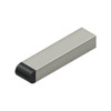 Deltana Hardware Deltana BDSR40 4" CONTEMPORARY HALF-CYLINDER TIP BASEBOARD BUMPER, SOLID BRASS 