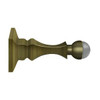 Deltana Hardware Deltana BDH35 3-1/2" BASEBOARD DOOR BUMPER, HD, SOLID BRASS 