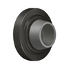 Deltana Hardware Deltana WB238 CONCAVE FLUSH BUMPER 2-3/8" DIAMETER SOLID BRASS 