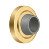 Deltana Hardware Deltana WB238 CONCAVE FLUSH BUMPER 2-3/8" DIAMETER SOLID BRASS 