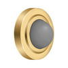 Deltana Hardware Deltana WBC238 CONVEX FLUSH BUMPER 2-3/8" DIAMETER SOLID BRASS 