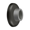Deltana Hardware Deltana WB250 WALL MOUNT CONCAVE FLUSH BUMPER, 2-1/2" DIAMETER SOLID BRASS 