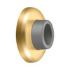 Deltana Hardware Deltana WB250 WALL MOUNT CONCAVE FLUSH BUMPER, 2-1/2" DIAMETER SOLID BRASS 