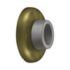 Deltana Hardware Deltana WB250 WALL MOUNT CONCAVE FLUSH BUMPER, 2-1/2" DIAMETER SOLID BRASS 