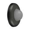 Deltana Hardware Deltana WBC250 WALL MOUNT CONVEX FLUSH BUMPER, 2-1/2" DIAMETER SOLID BRASS 