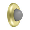 Deltana Hardware Deltana WBC250 WALL MOUNT CONVEX FLUSH BUMPER, 2-1/2" DIAMETER SOLID BRASS 
