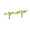 Deltana Hardware Deltana P310 4-3/4" ADJUSTABLE PULL 4-3/4" SOLID BRASS 