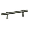 Deltana Hardware Deltana P311 6-1/2" ADJUSTABLE PULL SOLID BRASS 