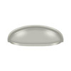 Deltana Hardware Deltana K407 ELONGATED SHELL PULL 4-1/2" SOLID BRASS 