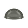 Deltana Hardware Deltana K43 OVAL SHELL CUP PULL 3-1/2" SOLID BRASS 
