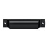 Deltana Hardware Deltana SHP40 EXPOSED SCREWS RECTANGULAR SHELL PULL 4-1/2" OAL- 4" C To C SOLID BRASS 