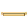 Deltana Hardware Deltana SHP70 EXPOSED SCREWS RECTANGULAR SHELL PULL 7" SOLID BRASS 