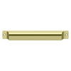 Deltana Hardware Deltana SHP70 EXPOSED SCREWS RECTANGULAR SHELL PULL 7" SOLID BRASS 