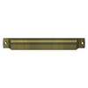 Deltana Hardware Deltana SHP70 EXPOSED SCREWS RECTANGULAR SHELL PULL 7" SOLID BRASS 