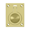 Deltana FRP25 FLUSH RING PULL, 2-1/2" X 1-7/8" SOLID BRASS