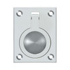 Deltana Hardware Deltana FRP25 FLUSH RING PULL, 2-1/2" X 1-7/8" SOLID BRASS 