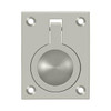Deltana Hardware Deltana FRP25 FLUSH RING PULL, 2-1/2" X 1-7/8" SOLID BRASS 