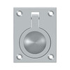Deltana Hardware Deltana FRP25 FLUSH RING PULL, 2-1/2" X 1-7/8" SOLID BRASS 
