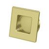 Deltana Hardware Deltana FRS234 FLUSH PULL, SQUARE, HD, 2-3/4" X 2-3/4", SOLID BRASS 