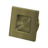 Deltana Hardware Deltana FRS234 FLUSH PULL, SQUARE, HD, 2-3/4" X 2-3/4", SOLID BRASS 