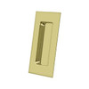 Deltana Hardware Deltana FP40 FLUSH PULL, RECTANGULAR, HD, 4" X 1-7/8" X 7/16", SOLID BRASS 
