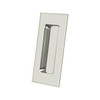 Deltana Hardware Deltana FP40 FLUSH PULL, RECTANGULAR, HD, 4" X 1-7/8" X 7/16", SOLID BRASS 