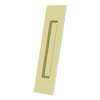 Deltana Hardware Deltana FP10225 FLUSH PULL, RECTANGULAR, HD, 10" X 2-1/4" X 1/2", SOLID BRASS 