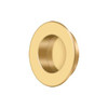 Deltana Hardware Deltana FP178 FLUSH PULL, ROUND, HD, 1-7/8", SOLID BRASS 