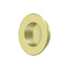 Deltana Hardware Deltana FP178 FLUSH PULL, ROUND, HD, 1-7/8", SOLID BRASS 