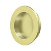Deltana Hardware Deltana FP238 FLUSH PULL , ROUND, HD, 2-3/8", SOLID BRASS 