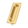 Deltana Hardware Deltana FP222 FLUSH PULL, RECTANGLE, 3-1/8" X 1-3/8" X 1/2" SOLID BRASS 