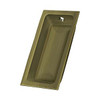 Deltana Hardware Deltana FP227 FLUSH PULL, LARGE, 3-5/8" X 1-3/4" X 1/2" SOLID BRASS 
