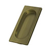 Deltana Hardware Deltana FP4134 FLUSH PULL, LARGE, 3-7/8" X 1-5/8" X 3/8" SOLID BRASS 