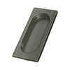 Deltana Hardware Deltana FP4134 FLUSH PULL, LARGE, 3-7/8" X 1-5/8" X 3/8" SOLID BRASS 