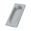Deltana Hardware Deltana FP4134 FLUSH PULL, LARGE, 3-7/8" X 1-5/8" X 3/8" SOLID BRASS 