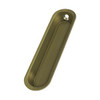 Deltana Hardware Deltana FP828 FLUSH PULL, 4" X 1" X 1/2" SOLID BRASS 