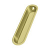 Deltana Hardware Deltana FP828 FLUSH PULL, 4" X 1" X 1/2" SOLID BRASS 