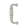 Deltana Hardware Deltana DP675 DOOR PULL, 6" SOLID BRASS 
